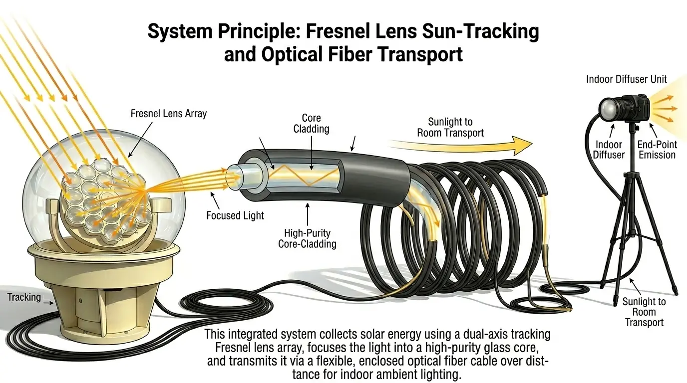 Dayluxa Active Fiber Optic Daylighting System