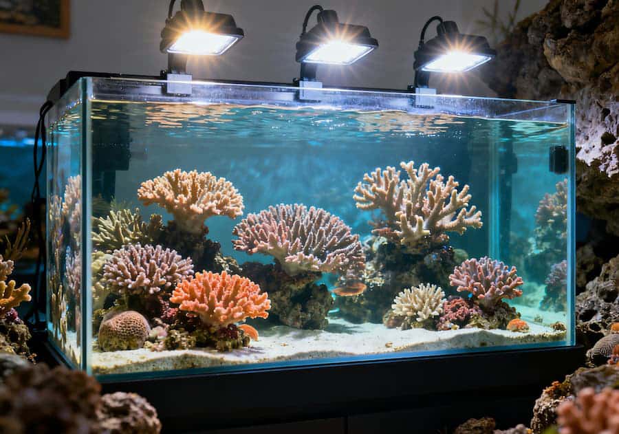 Creating authentic deep-sea light environments in laboratory settings through advanced fiber optic daylighting systems