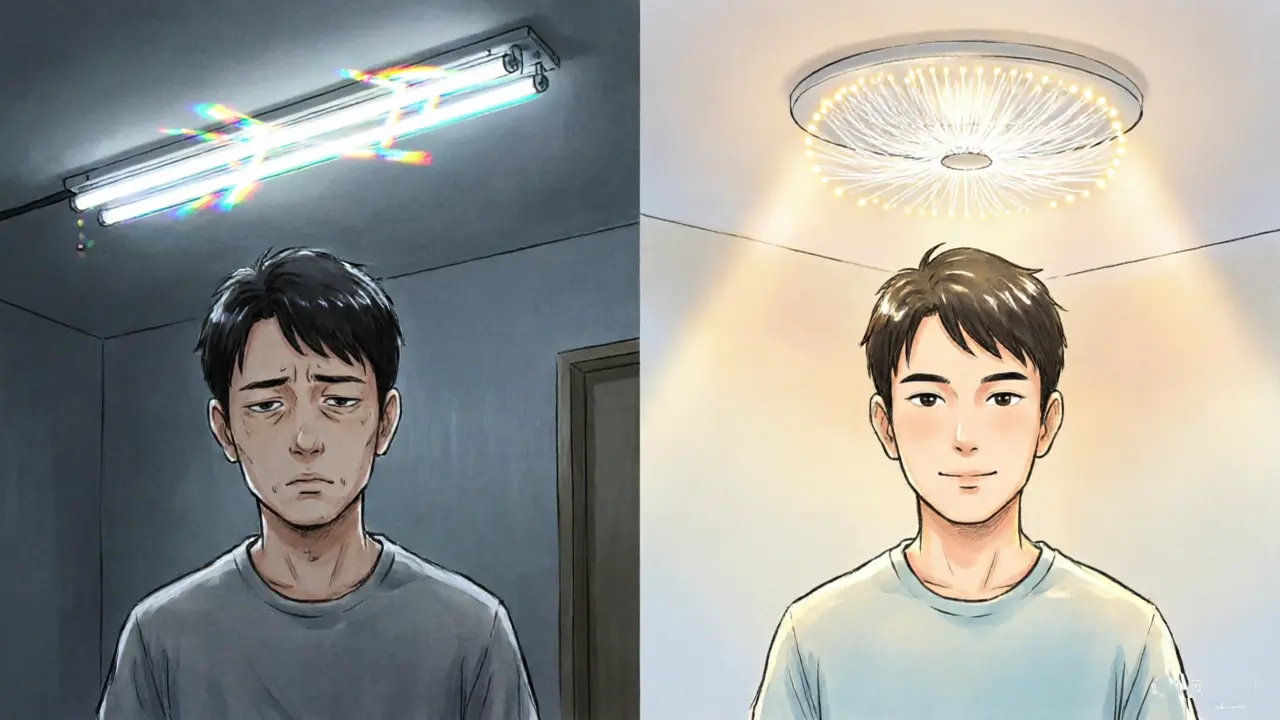 Exploring the science behind natural light, circadian rhythms, and how fiber optic daylighting brings flicker-free sunlight to windowless spaces